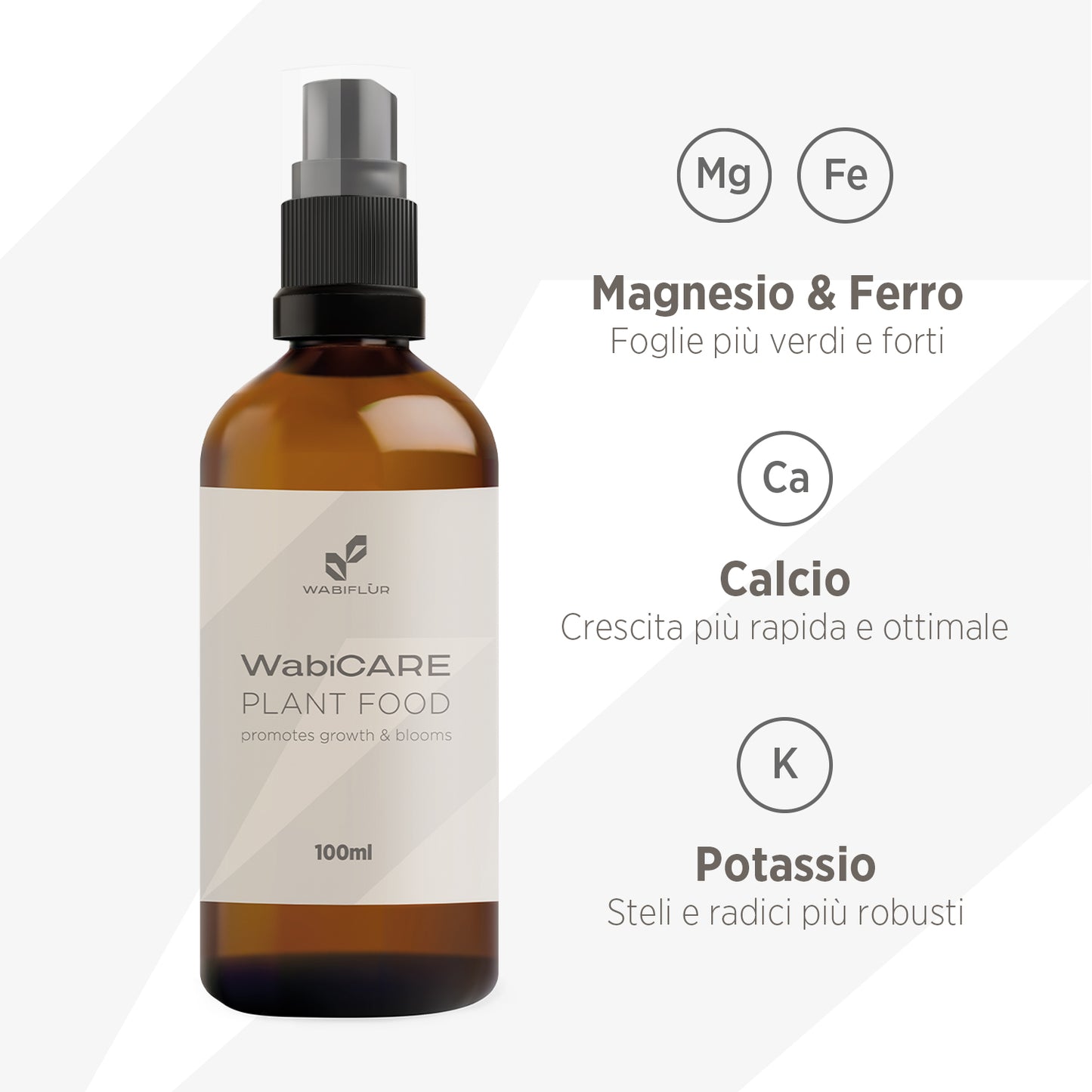 Integratore naturale per piante e muschi - bottiglia 100 ml