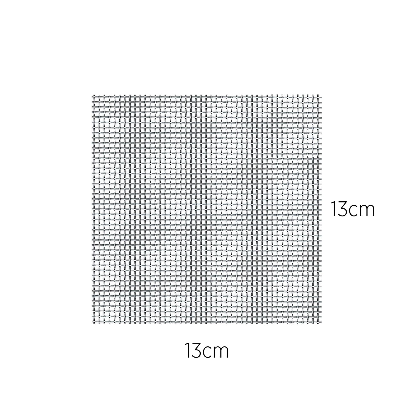 Retina in acciaio 13x13 + bustina carbone zeolite