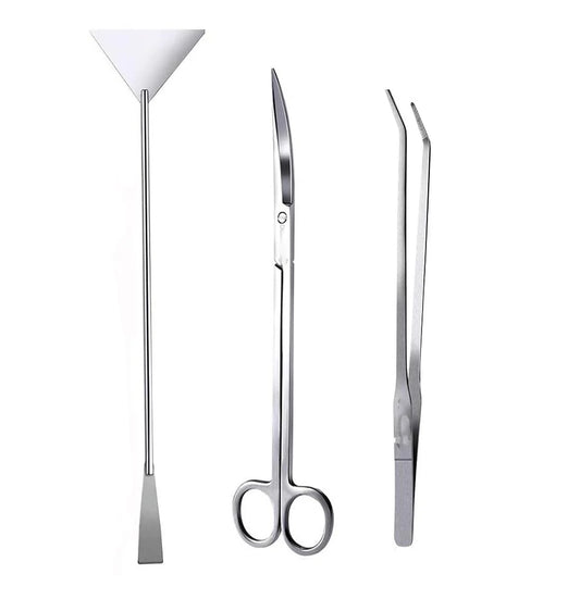 Set 3in1 (pinza, forbici, rastrello)
